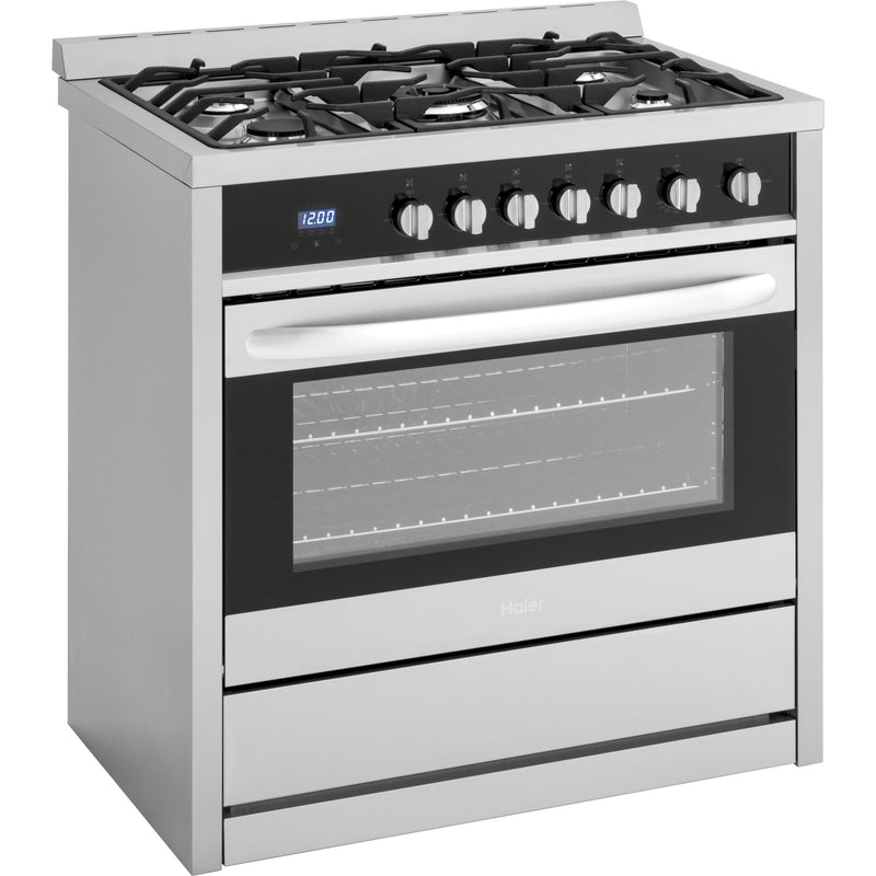 Haier 36-inch Freestanding Gas Range HCR6250AGS IMAGE 2