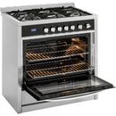 Haier 36-inch Freestanding Gas Range HCR6250AGS IMAGE 3