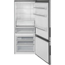 Haier 28-inch, 15 cu. ft. Bottom Freezer Refrigerator HRB15N3BGSHRB15N3BGS