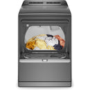 Whirlpool 7.4 cu.ft. Top Load Gas Dryer with Wrinkle Shield™ Plus Option with Steam WGD7120HC (Chrome Shadow)WGD7120HC