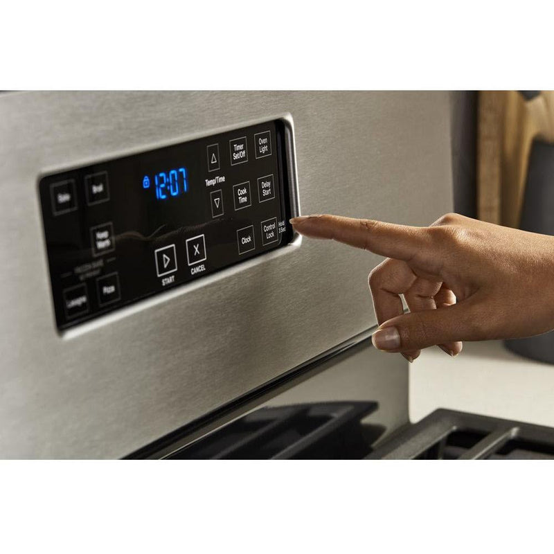 (WFG320M0MS) Whirlpool 30-inch Freestanding Gas Range WFG320M0MS