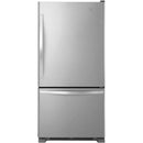 Whirlpool 30-inch, 18.7 cu. ft. Bottom Freezer Refrigerator with Ice WRB329DMBM (Stainless Steel)WRB329DMBM