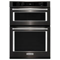 KitchenAid 27-inch, 4.3 cu. ft. Built-in Combination Wall Oven with Convection KOCE507EBS IMAGE 1