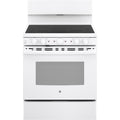 GE 30-inch Freestanding Electric Range with Radiant Smooth Cooktop JB480DTWW