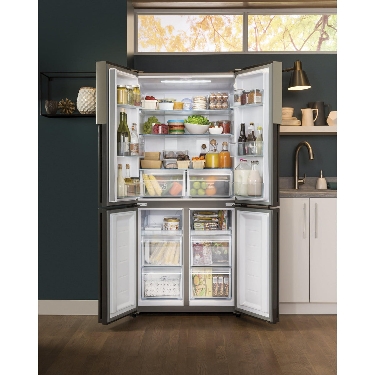 Haier 33-inch, 16.4 cu. ft. Counter-Depth French 4-Door Refrigerator H