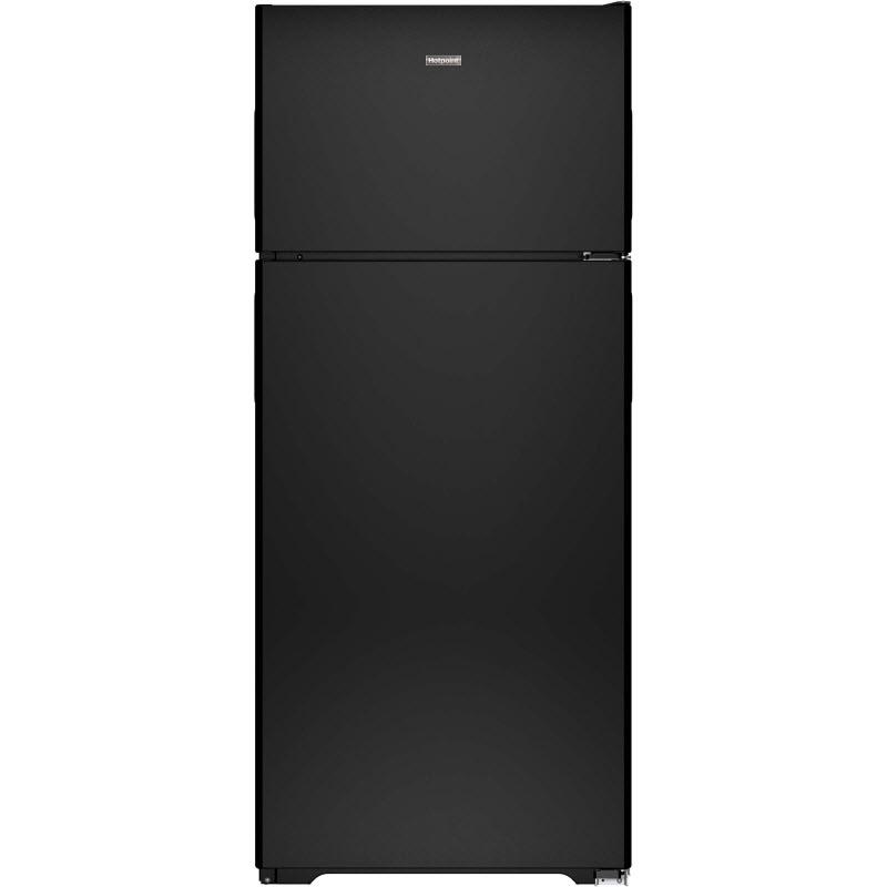 (HPS18BTHBB) Hotpoint 28-inch, 17.6 cu. ft. Top Freezer Refrigerator HPS18BTHBB