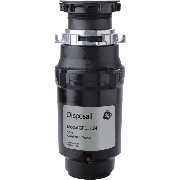 GE 1/2 HP Continuous Feed Garbage Disposer (GFC525N)
