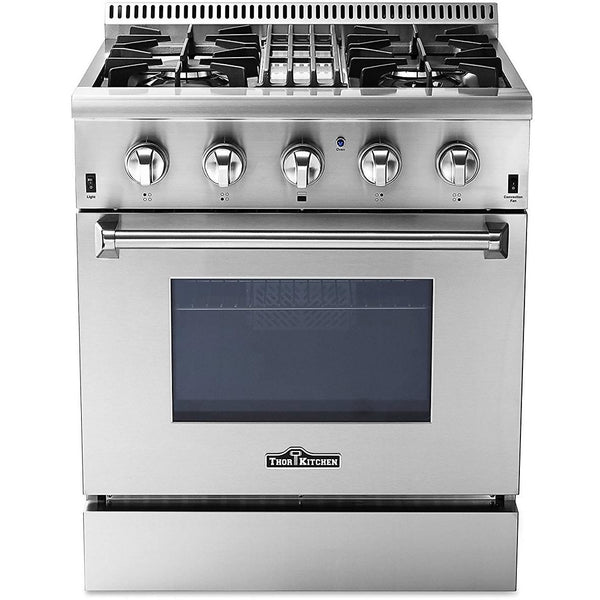 Thor Kitchen 30-inch Freestanding Dual-Fuel Range HRD3088U IMAGE 1