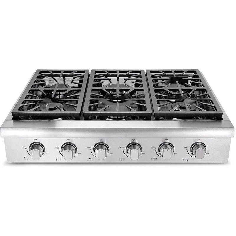 Thor Kitchen 36-inch Gas Rangetop HRT3618U IMAGE 1