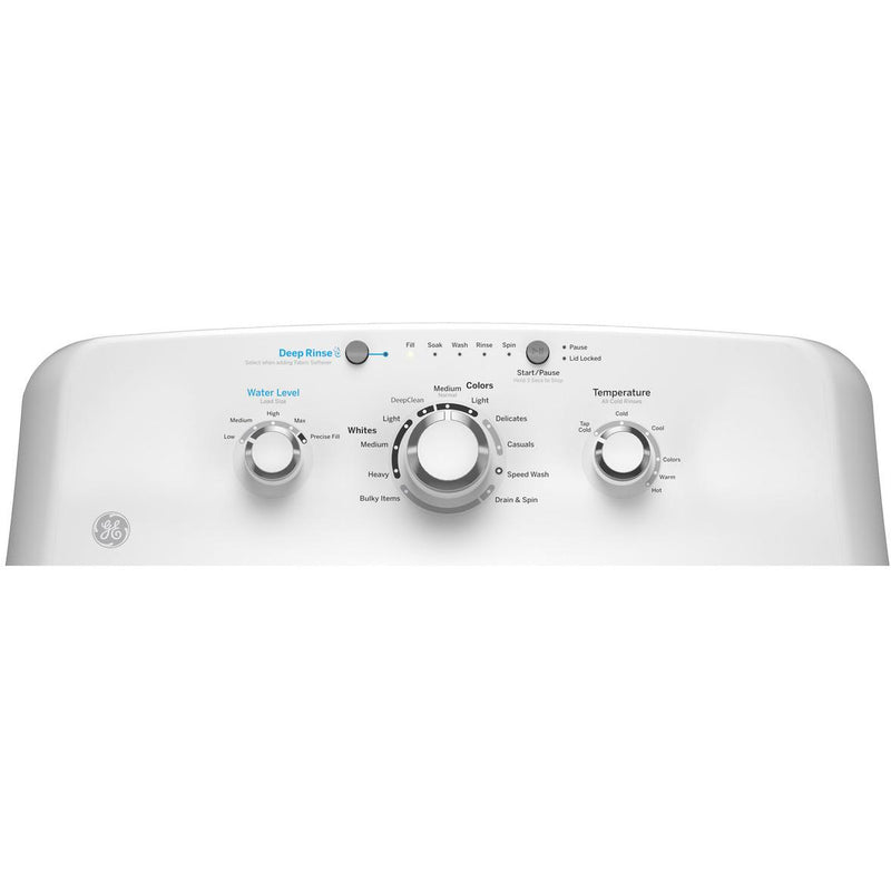 GE 4.0 cu. ft. Top Loading Washer with Stainless Steel Basket GTW325ASWWW