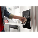 Amana 36-inch, 25 cu.ft. Freestanding side-by-side refrigerator with Water and Ice Dispensing System (Stainless Steel)ASI2575GRS