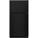 Whirlpool 33-inch, 20.5 cu.ft. Freestanding Top Freezer Refrigerator with Flexi-Side™ Bin WRT311FZDB (Black)WRT311FZDB