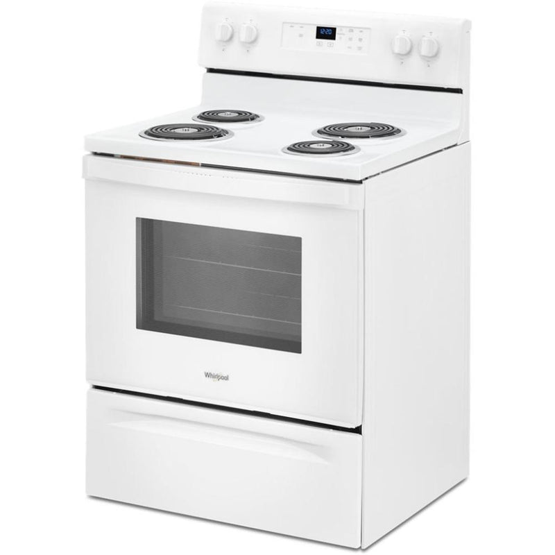 Whirlpool 30-inch Freestanding Electric Range with Keep Warm Setting WFC150M0JW