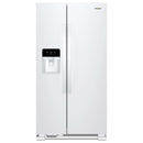 Whirlpool 33-inch, 21.4 cu. ft. Side-By-Side Refrigerator WRS321SDHW (White) (WRS321SDHW)