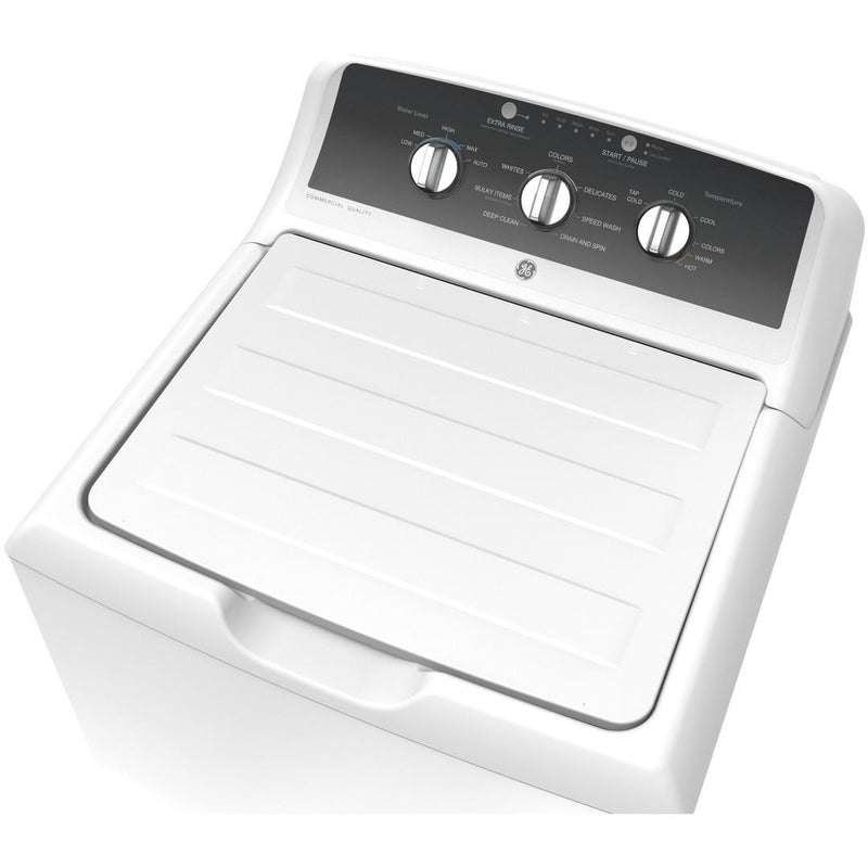 GE 4.3 cu. ft. Top Loading Washer with Stainless Steel Basket GTW525ACWWB (GTW525ACWWB)