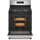 Whirlpool 30-inch Freestanding Gas Range with Frozen Bake™ Technology WFG505M0MS