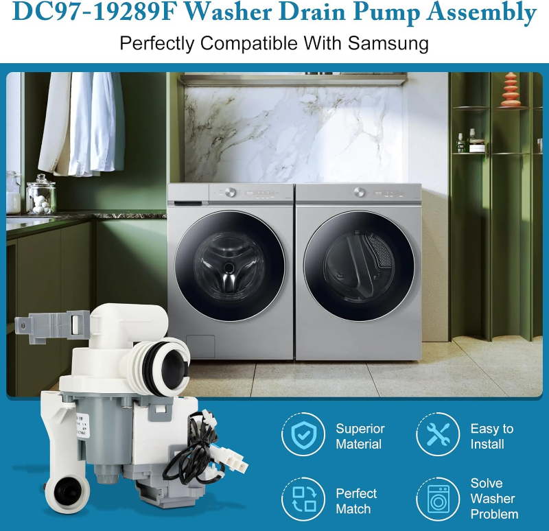 DRAIN PUMP (DC97-19289F)