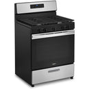 Whirlpool 30-inch Freestanding Gas Range with Frozen Bake™ Technology WFG505M0MS