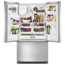 Maytag 36-inch, 25 cu. ft. French 3-Door Refrigerator with Ice and Water MFI2570FEZMFI2570FEZ
