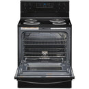 Whirlpool 30-inch Freestanding Electric Range with Keep Warm Setting (Black)WFC150M0JB