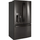 GE Profile 36-inch, 22.2 cu.ft. Counter-Depth French 3-Door Refrigerator with Keurig® K-Cup® Brewing System PYE22PBLTSPYE22PBLTS