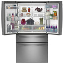 GE Profile 36-inch, 28.7 cu. ft. French 4-Door Refrigerator with Dual-Dispense AutoFill Pitcher PGE29BYTFSPGE29BYTFS