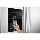 Amana 36-inch, 25 cu.ft. Freestanding side-by-side refrigerator with Water and Ice Dispensing System ASI2575GRS