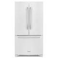 KitchenAid 36-inch, 20 cu. ft. French 3-Door Refrigerator with Interior Water Dispenser KRFC300EWH