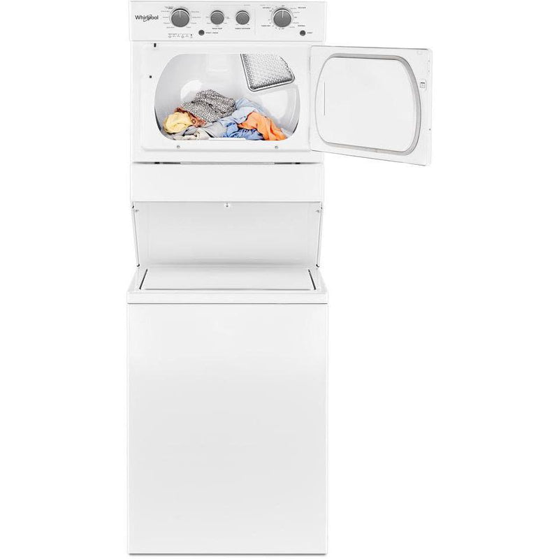 Whirlpool Stacked Washer/Dryer Gas Laundry Center WGT4027HW