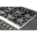 Forno Massimo 48-inch Freestanding Dual Fuel Range FFSGS6125-48