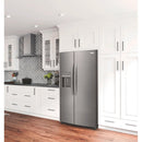 Frigidaire Gallery 36-inch, 22.3 cu.ft. Counter-Depth Side-by-Side Refrigerator with Ice and Water Dispensing System GRSC2352ADGRSC2352AD