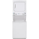 GE Stacked Washer/Dryer Electric Laundry Center with Stainless Steel Basket GUD27EEPVDGGUD27EEPVDG