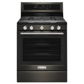 KitchenAid 30-inch Freestanding Gas Range KFGG500EBS