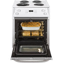 GE 27-Inch Drop-In Electric Range with Sensi-temp JM250DTWW