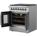 Forno 30-inch Freestanding Dual Fuel Range with French Door FFSGS6356-30FFSGS635630