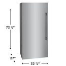 19 CU FT ALL FRZ TWIN INDEPENDENT EXCLUSIVE (Stainless Steel)PRDF1922AF