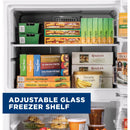 GE 30-inch, 19.2 cu.ft. Freestanding Top Freezer Refrigerator with LED Lighting GTS19KGNRWWGTS19KGNRWW