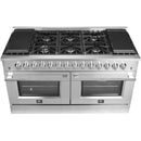 Forno Galiano 60" Freestanding Dual Fuel Range FFSGS6156-60FFSGS615660