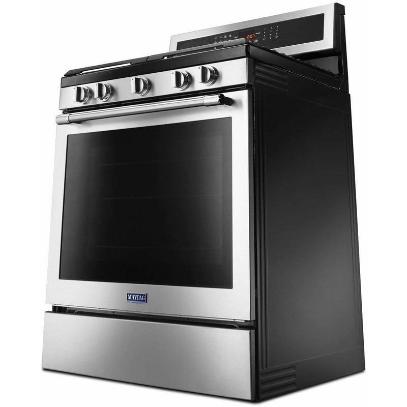 Maytag 30-inch Freestanding Gas Range with True Convection Technology MGR8800FZ