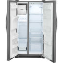 Crosley 36-inch, 26 cu.ft. Freestanding Side-by-Side Refrigerator with External Water and Ice Dispensing System CRSE263TSCRSE263TS