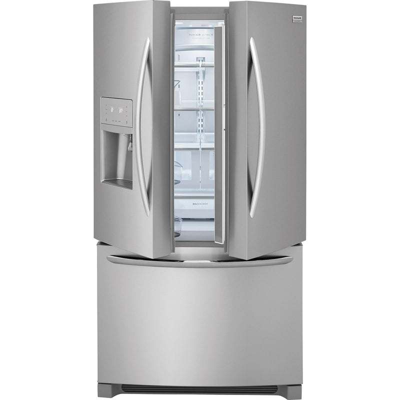 (FGHB2868TF) Frigidaire Gallery 36-inch, 26.8 cu.ft. Freestanding French 3-Door Refrigerator with EvenTemp? System FGHB2868TF