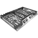 Frigidaire 30-inch Built-In Gas Cooktop FCCG3027AS
