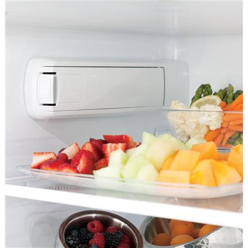 GE Profile 36-inch, 22.2 cu.ft. Counter-Depth French 3-Door Refrigerator with Water and Ice Dispensing System PYE22KYNFS