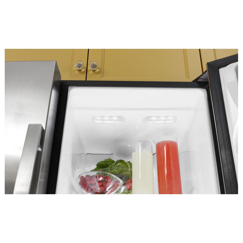 GE 33-inch, 23 cu. ft. Side-By-Side Refrigerator with Water and Ice Dispensing System GSS23GYPFS