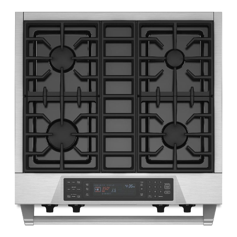 KitchenAid 30-inch Freestanding Dual-Fuel Range with Even-Heat™ KDRS407VBK IMAGE 3