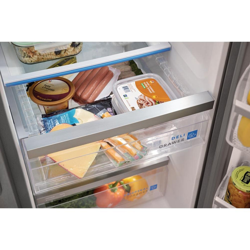 (GRSS2652AF) Frigidaire Gallery 36-inch, 25.6 cu.ft. Freestanding Side-by-Side Refrigerator with Ice and Water Dispensing System GRSS2652AF