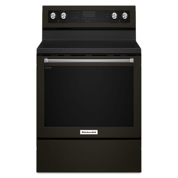 KitchenAid 30-inch Freestanding Electric Range with Even-Heat™ KFEG500EBS IMAGE 1