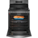 Frigidaire Gallery 30-inch Freestanding Electric Range with EvenTemp™ Technology GCRE3060BD