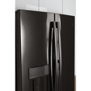 GE Profile 36-inch, 22.2 cu.ft. Counter-Depth French 3-Door Refrigerator with Water and Ice Dispensing System PYE22KBLTSPYE22KBLTS