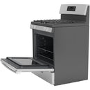 GE 30-inch Freestanding Gas Range with Precise Simmer Burner JGBS61RPSS